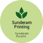 Business logo of Sunderam printing press