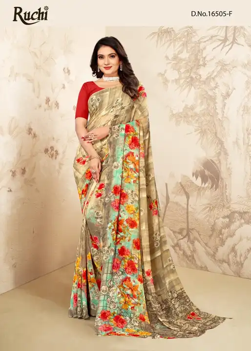 Ruchi raaga georgette uploaded by Vishwam fabrics pvt ltd  on 6/10/2023