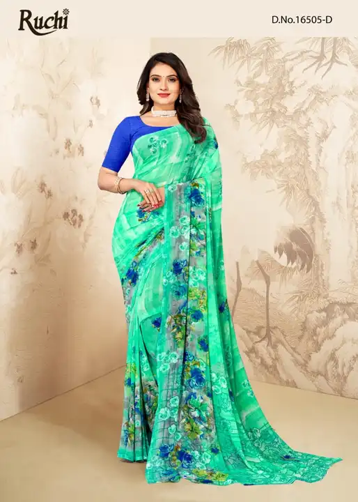 Ruchi raaga georgette uploaded by Vishwam fabrics pvt ltd  on 6/10/2023