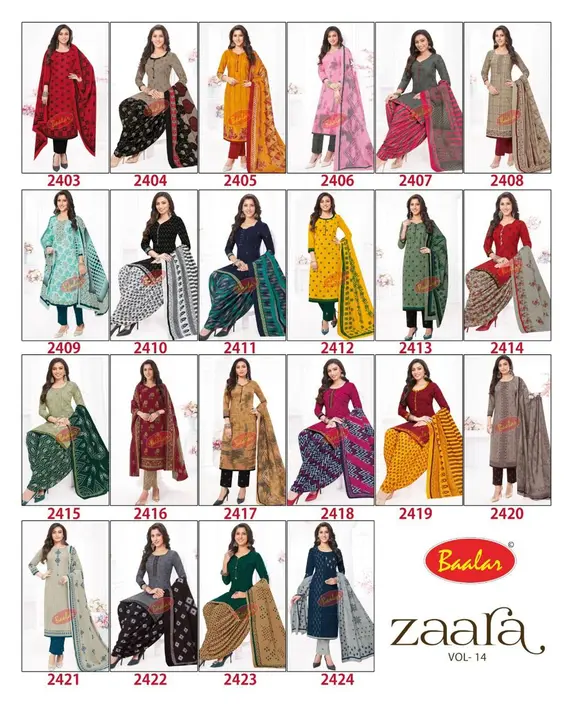Ballar Zaara 14 uploaded by Vishwam fabrics pvt ltd  on 6/10/2023