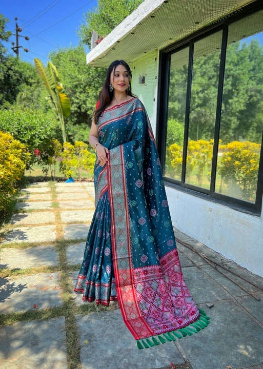 FRESh ARRIVAL❤️

*CATALOG:RANGEEN PATOLA 2*

PRESENTING SOFT RANGEEN PATOLA
SILK SAREE WITH ALL
OVER uploaded by Divya Fashion on 6/10/2023