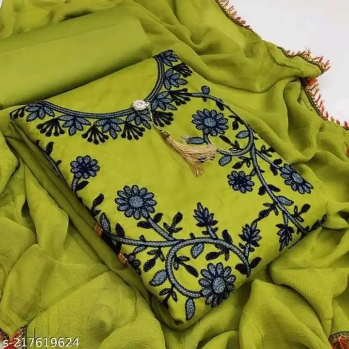 3pice dress material  uploaded by Manhar fashion on 6/10/2023