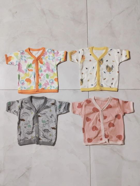 Newborn baby printed half sleeve tops  uploaded by Namdev Trade Links on 6/10/2023
