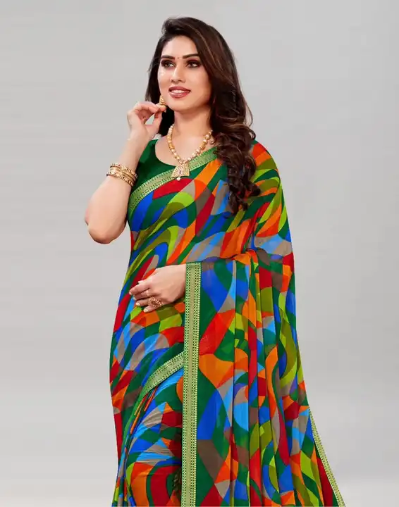 Chiffon saree  uploaded by Cara Textiles on 6/10/2023