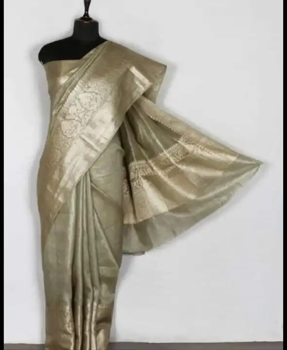 Pure Banarasi saree uploaded by Sharka Fabrics on 6/10/2023