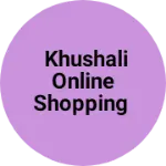 Business logo of Khushali online shopping
