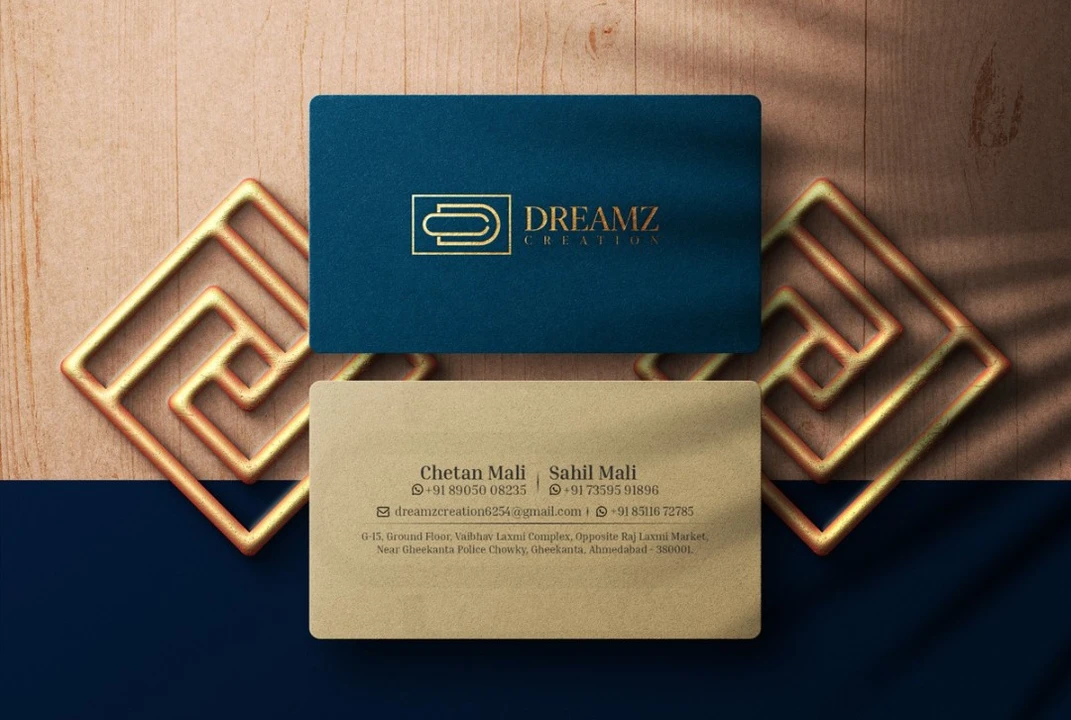 Visiting card store images of Dreamz Creation
