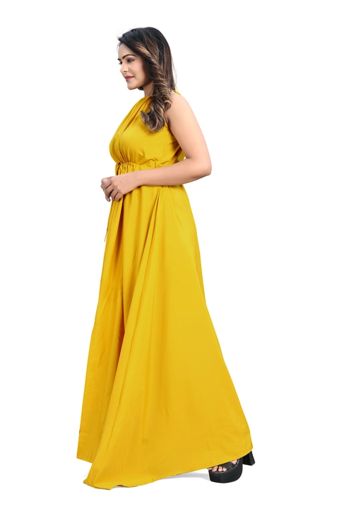 Yellow gown uploaded by business on 6/10/2023