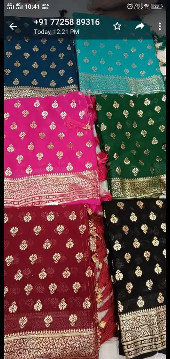 Sareee in wholesale for retail shop uploaded by business on 6/10/2023