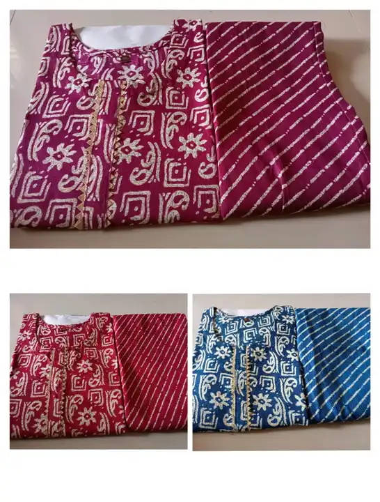 Cotton pair kurtis  uploaded by Zeelu collection on 6/10/2023