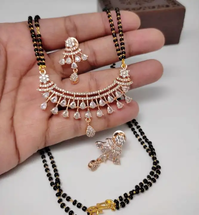 Ad daimand mangalsutra  uploaded by Sb designs on 6/10/2023