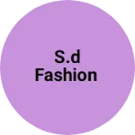 Business logo of S.d fashion