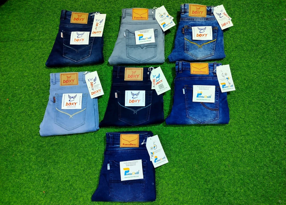 Post image I want 50+ pieces of Men's Jeans at a total order value of 10000. I am looking for Manufacture for mens jeans . Please send me price if you have this available.