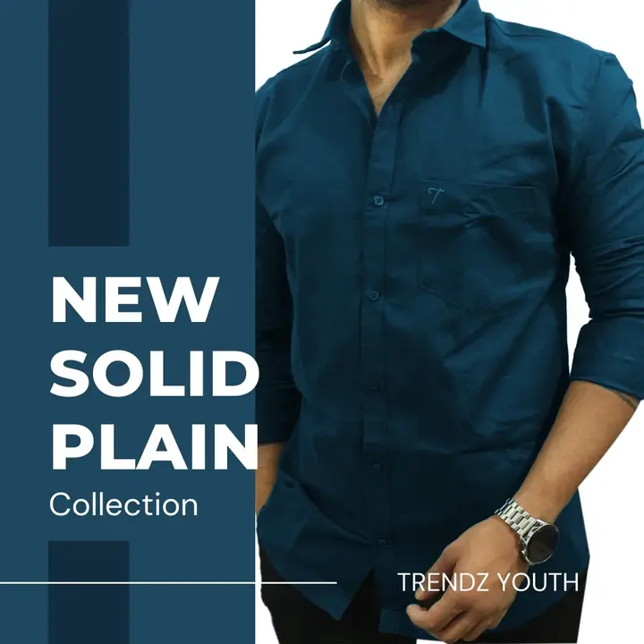 Twill plain shirt uploaded by Trendz Youth on 6/10/2023