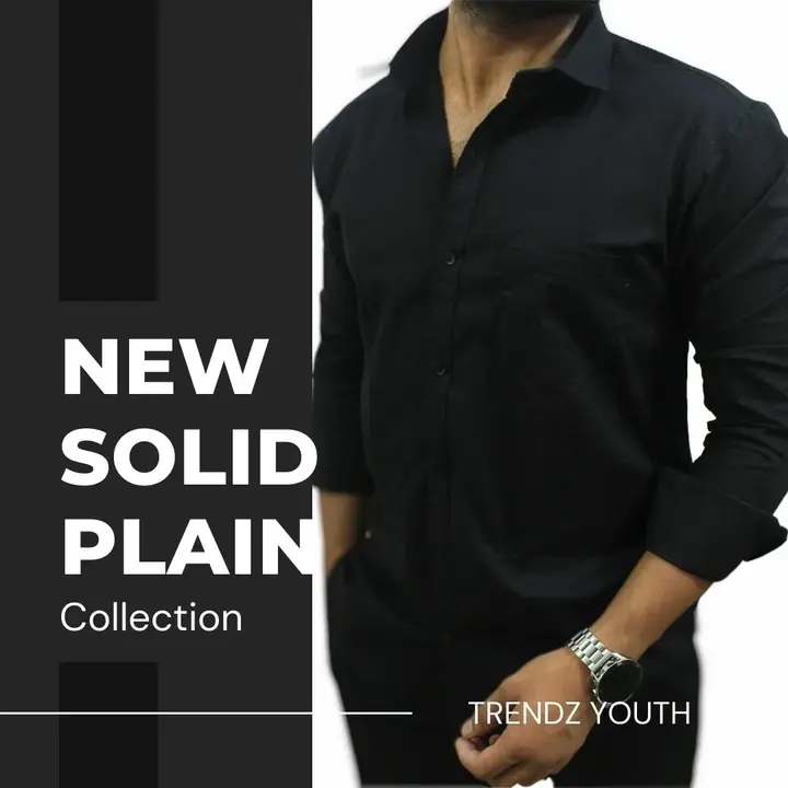 Twill plain shirt uploaded by Trendz Youth on 6/10/2023