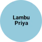 Business logo of Lambu Priya