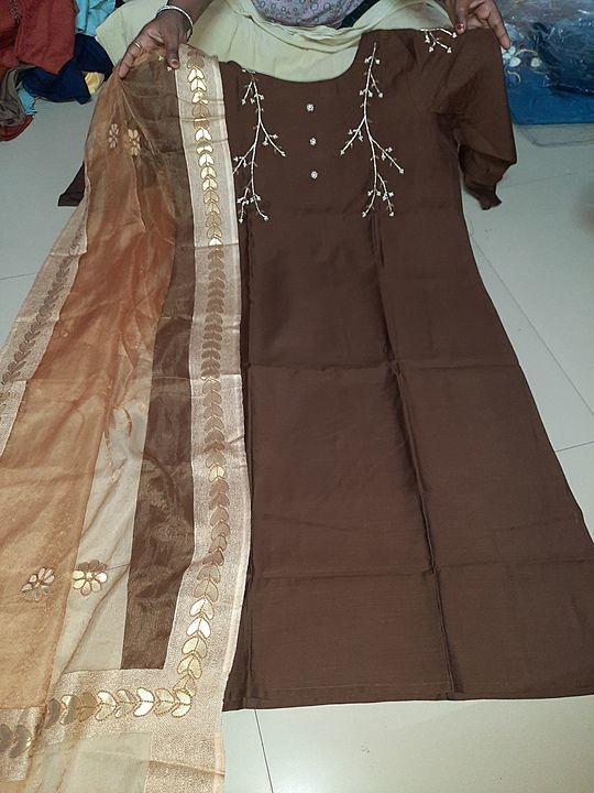 Kurti with dupatta uploaded by business on 7/14/2020