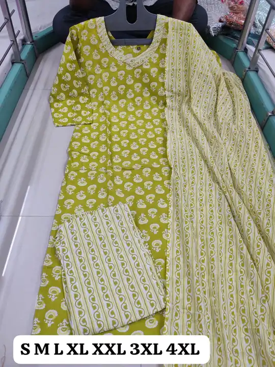 KURTI WITH PANT & DUPATTA  uploaded by business on 6/10/2023