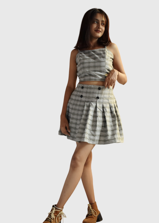 Top & skirt set uploaded by Skylark trending fashion on 5/9/2024