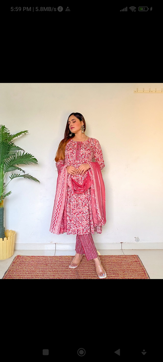 Special fancy Nayra style kurti with bottom with mal Dupata  uploaded by Shubhprada Fashion Hub LLP on 6/10/2023