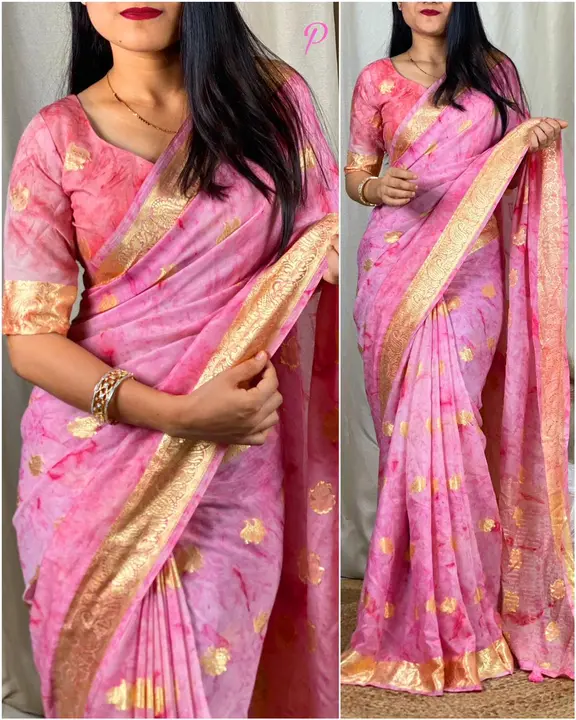 Cotton jacquard saree uploaded by VARDHAK COLLECTION  on 6/10/2023