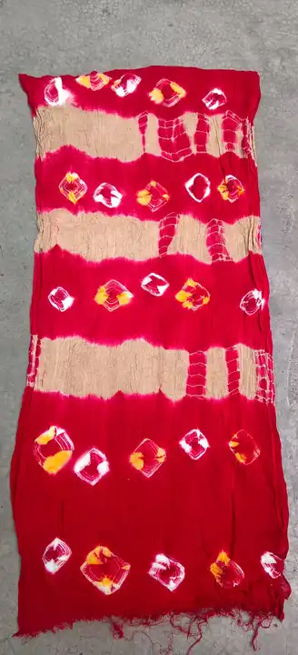 100% cotton Bandhej Dupatta clearance sale uploaded by Mitraay fashion(deal only wholesale) on 6/10/2023