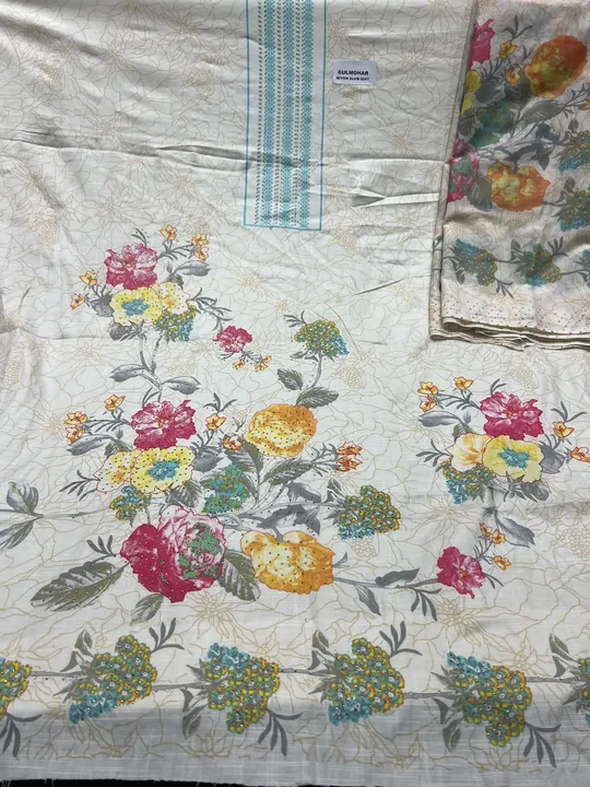Cambric cotton printed suits uploaded by S B I ENTERPRISES on 6/10/2023