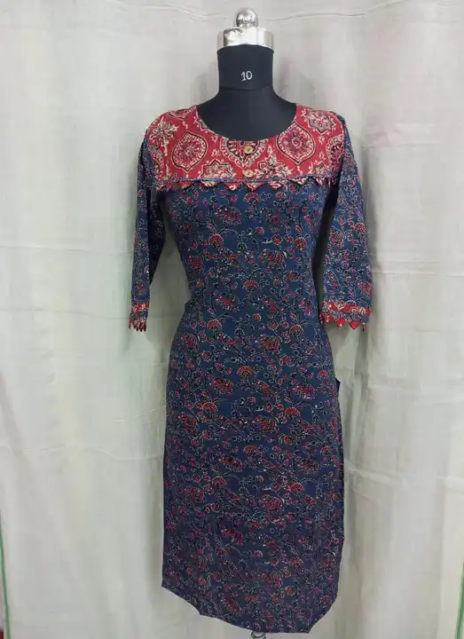 Cotton Ajrakh kurti uploaded by Annie's Collection on 6/10/2023