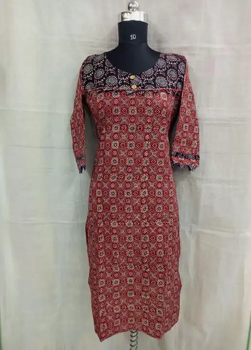 Ajrakh kurti uploaded by Annie's Collection on 6/10/2023