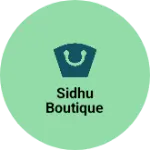 Business logo of Sidhu boutique