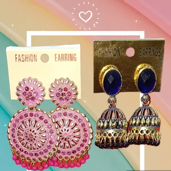 Earrings combo offr  uploaded by Krishna collection on 5/30/2024