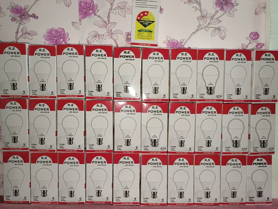 R.E power 9 watt LED bulb 18 month gurnty  uploaded by Roy electric on 4/27/2024