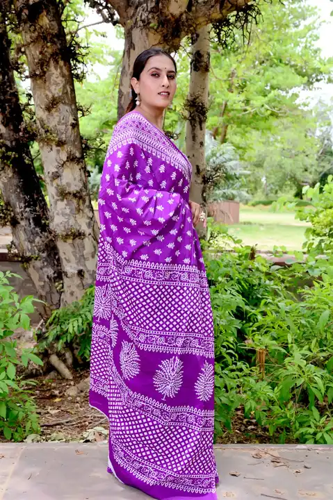Soft cotton malmal saree uploaded by @BAGRU_CRAFTS on 6/10/2023