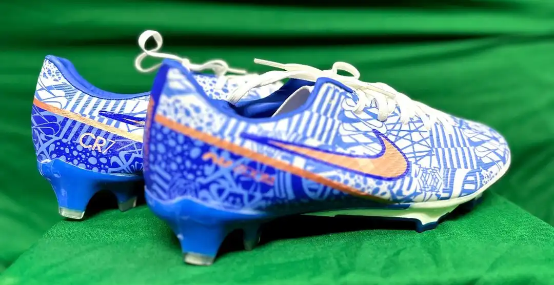 Branded football shoes uploaded by Jehovah sports wholesale on 6/10/2023