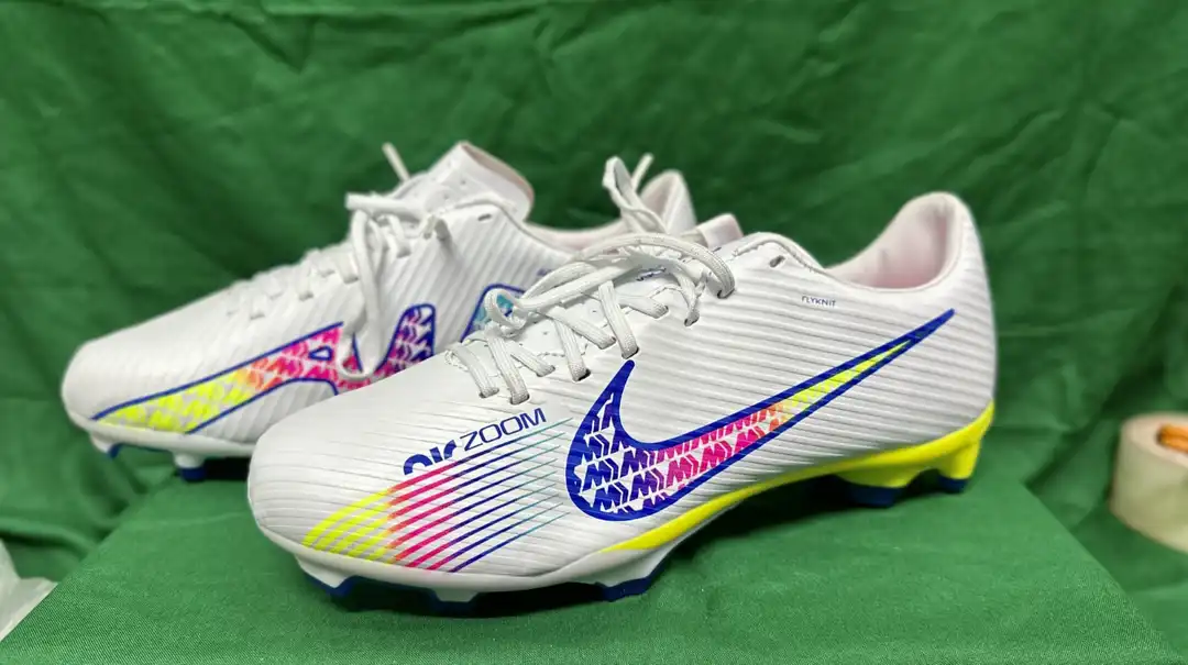 Branded football shoes uploaded by Jehovah sports wholesale on 6/10/2023