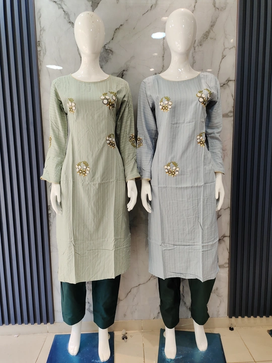 Kurti with pent  uploaded by business on 6/11/2023