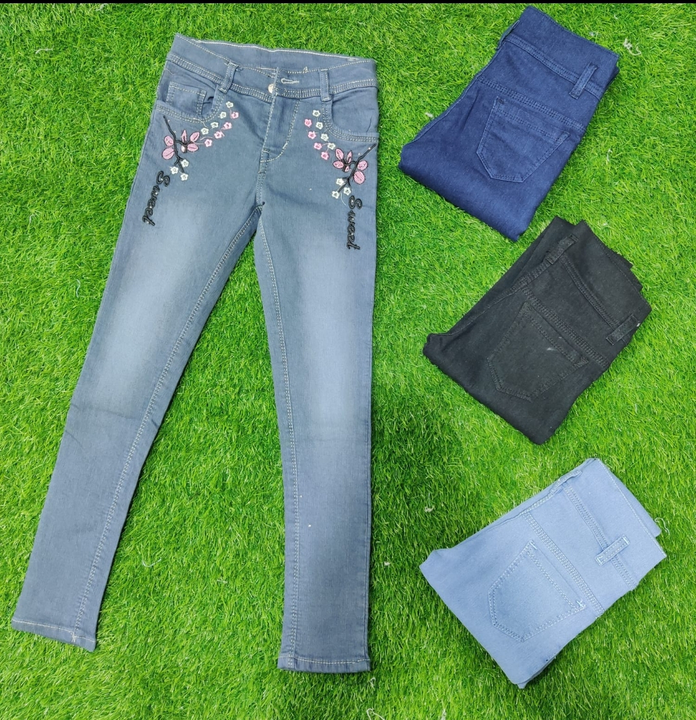 Women's Jean's, Fancy Jean's, Denim Jeans, 2Button Jean's, Printed Jeans, Branded Jean's uploaded by Trinity House  on 6/11/2023
