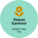 Business logo of Kalyan garment
