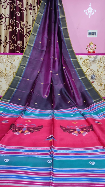 Bishnupuri silk sarees uploaded by business on 6/11/2023