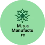 Business logo of M.S.A garment