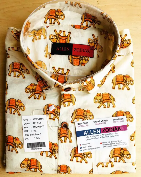 Sanganeri print shirt  uploaded by business on 6/11/2023
