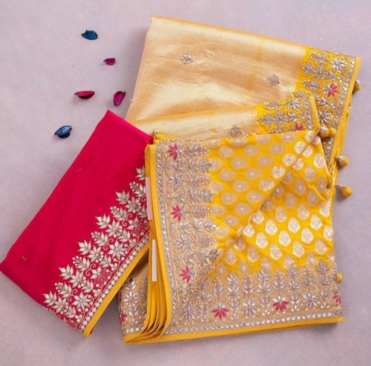 Wedding saree  uploaded by Manish collection on 6/11/2023