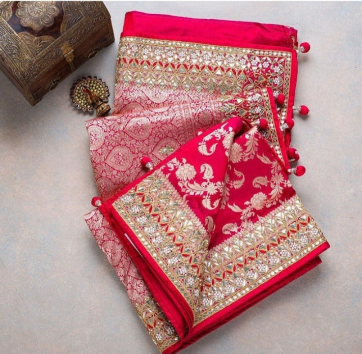 Wedding saree  uploaded by Manish collection on 6/11/2023