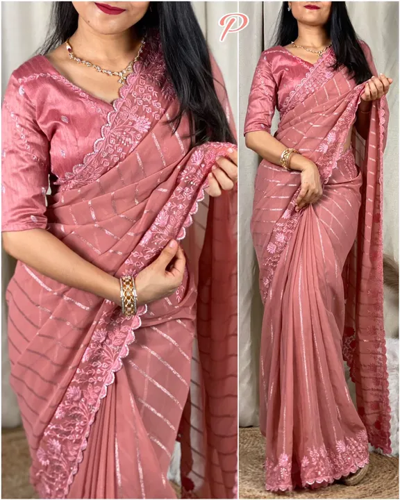 Georgette weaving  uploaded by Siddhi vinayak trendz on 6/11/2023