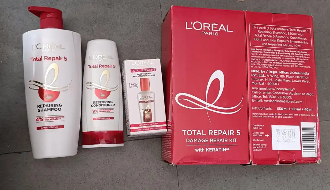 LOREAL KIT (MRP 1263) uploaded by MK TRADERS on 6/11/2023