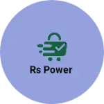Business logo of Rs power