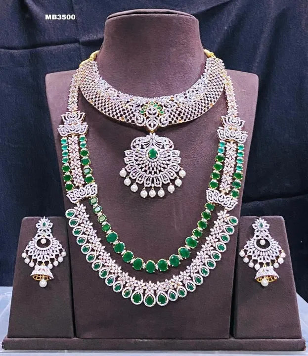 Post image Gj finish jewellery combo set .135000/- online payment service good quality ping me
