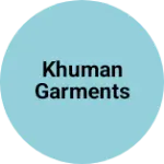 Business logo of Khuman Garments