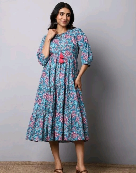 Post image Fabric: Cotton
Sleeve Length: Three-Quarter Sleeves
Pattern: Printed
Combo of: Single
Sizes:
S (Bust Size: 36 in, Size Length: 46 in) 
M (Bust Size: 38 in, Size Length: 46 in) 
L (Bust Size: 40 in, Size Length: 46 in) 
XL (Bust Size: 42 in, Size Length: 46 in) 
XXL (Bust Size: 44 in, Size Length: 46 in) 

*Proof of Safe Delivery! Click to know on Safety