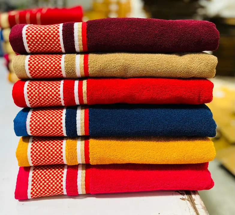 80/20 cotton towel size 30x60 wt.400grm uploaded by Shiv Shakti Impex on 6/11/2023